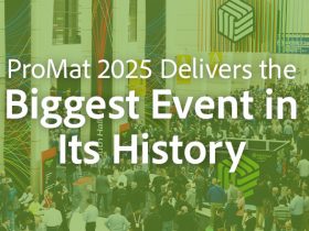 ProMat 2025 crowds. Supply Chain exhibition. Manufacturing professionals.